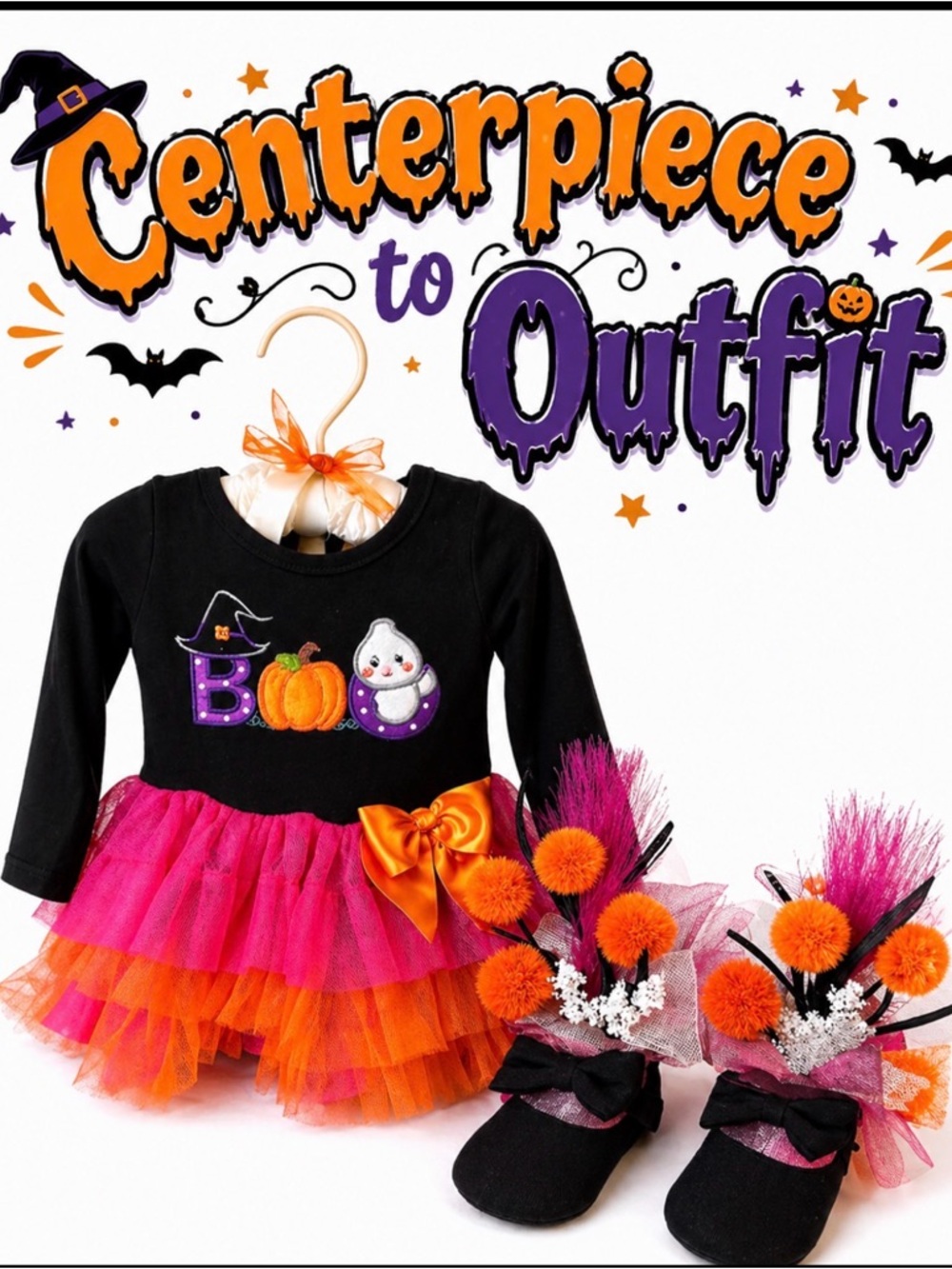 Boo To You, Centerpiece Dress For Baby Shower, Little Girls Birthday